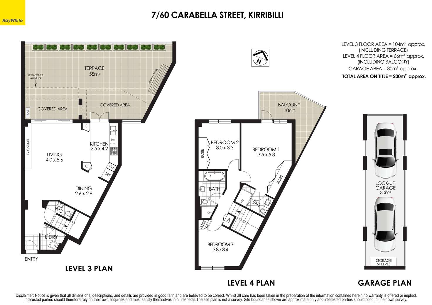 Floorplan of Homely apartment listing, 7/60 Carabella Street, Kirribilli NSW 2061