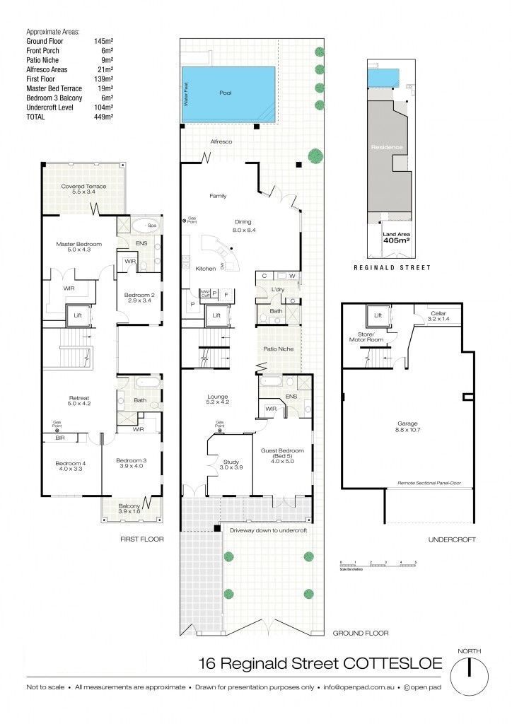 Floorplan of Homely house listing, 16 Reginald Street, Cottesloe WA 6011