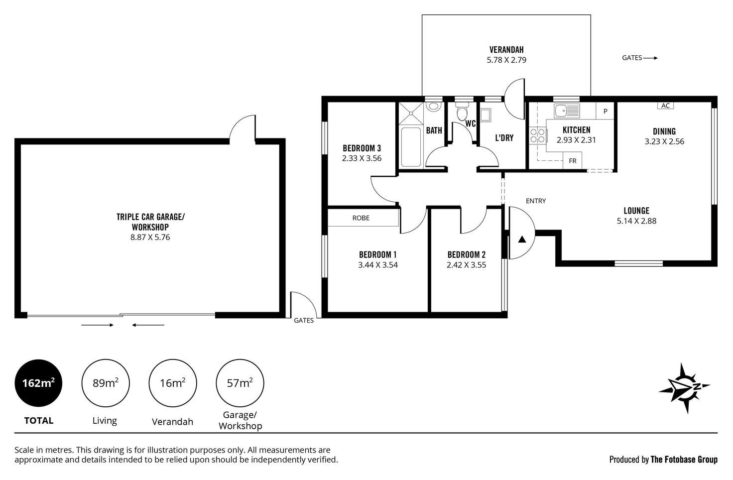 Floorplan of Homely house listing, 77 Petherton Road, Davoren Park SA 5113