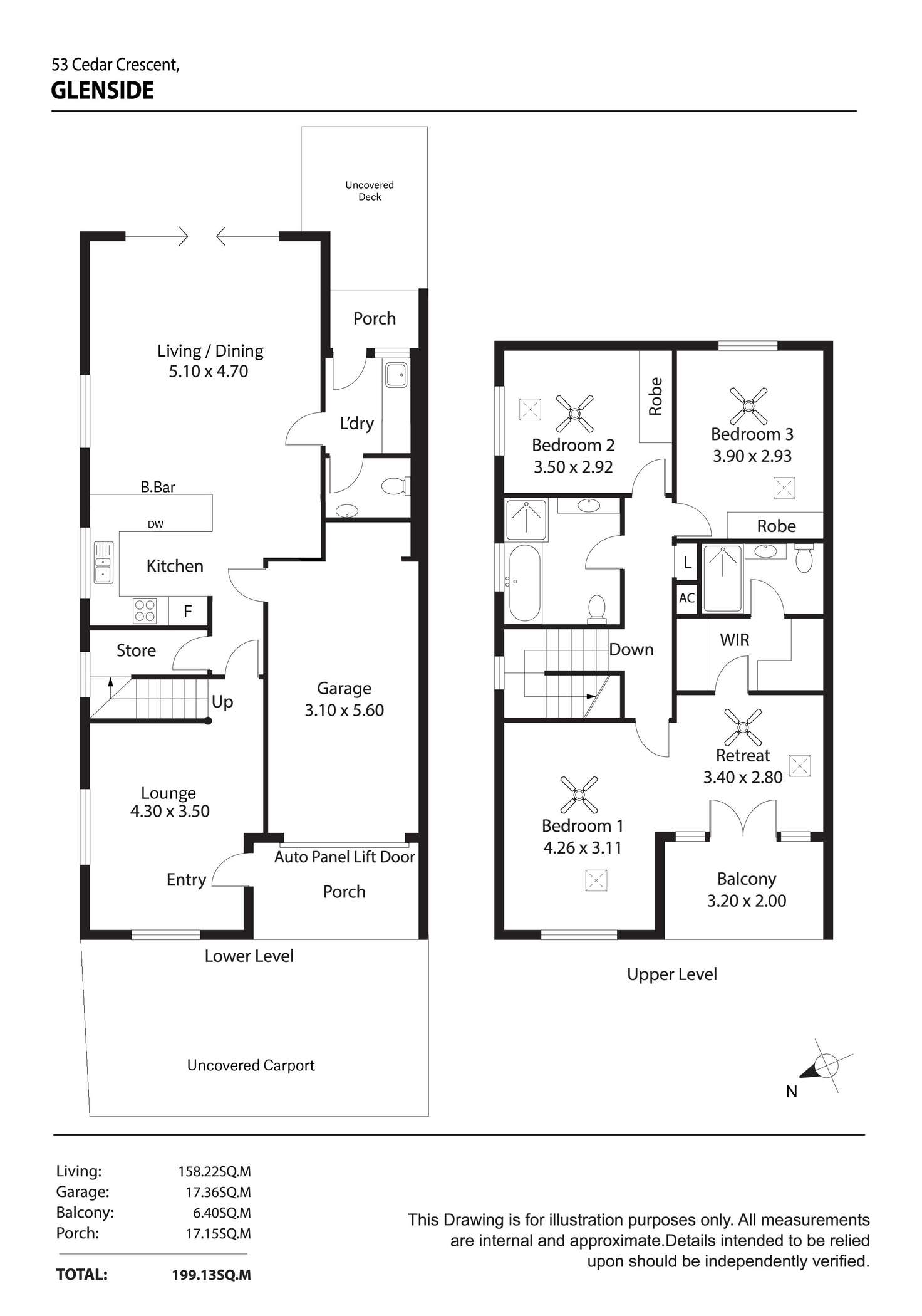 Floorplan of Homely house listing, 53 Cedar Crescent, Glenside SA 5065