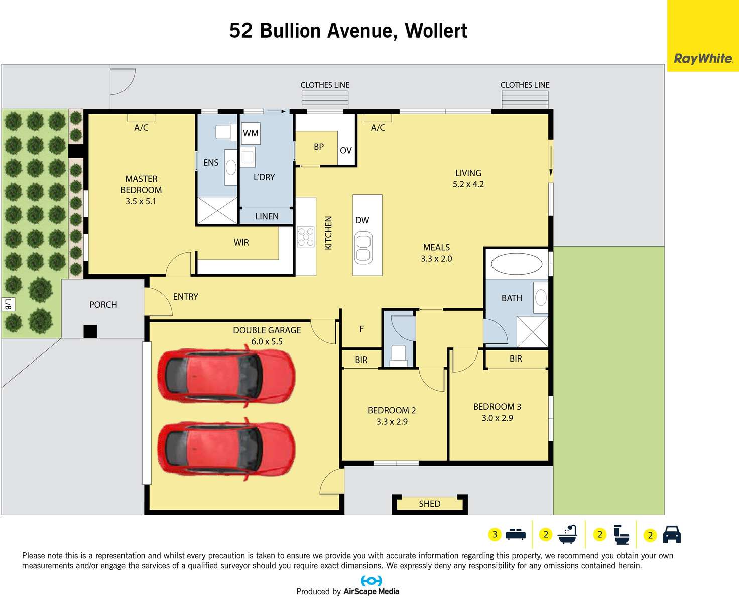 Floorplan of Homely house listing, 52 Bullion Avenue, Wollert VIC 3750