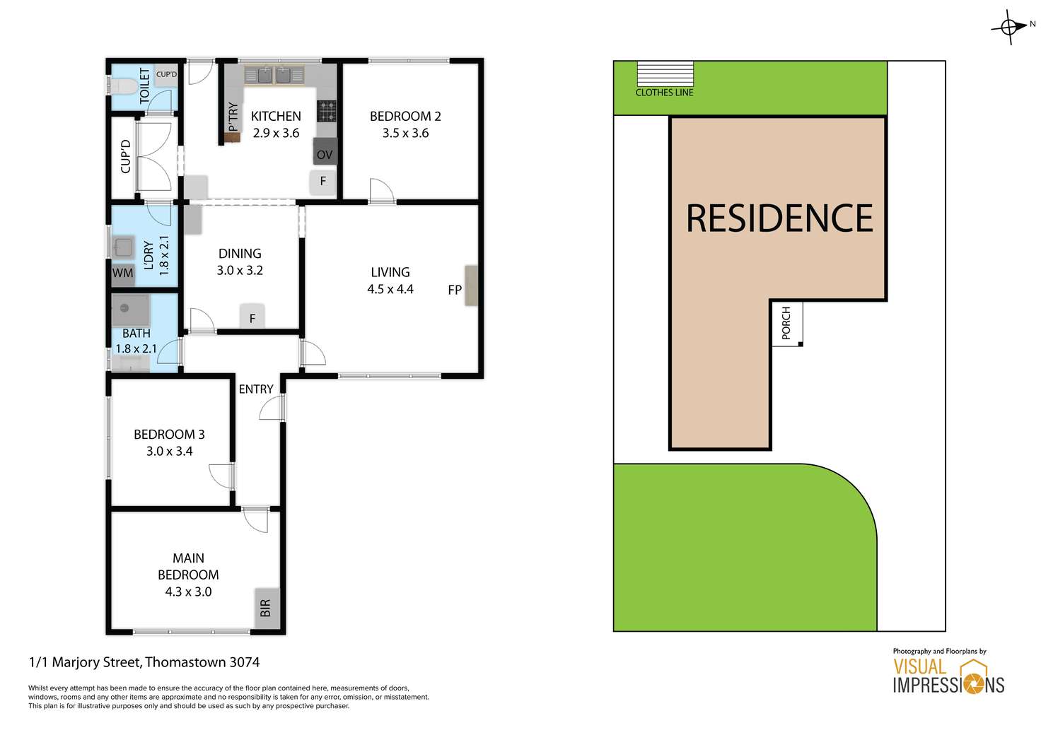 Floorplan of Homely house listing, 1/1 Marjory Street, Thomastown VIC 3074