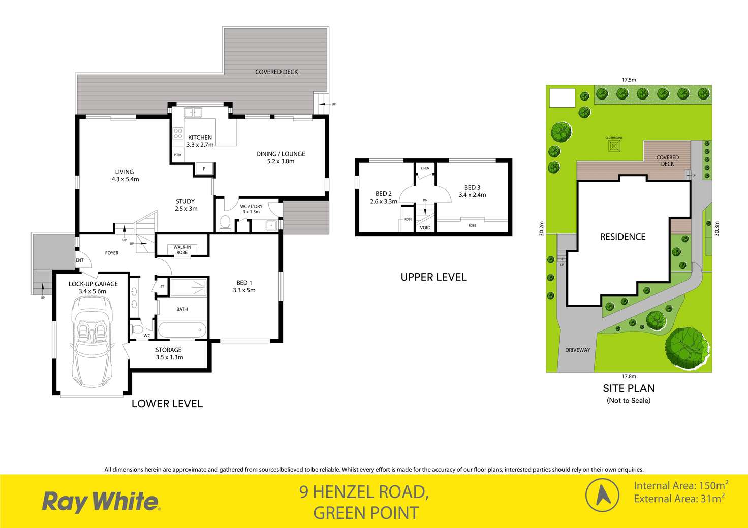 Floorplan of Homely house listing, 9 Henzel Road, Green Point NSW 2251