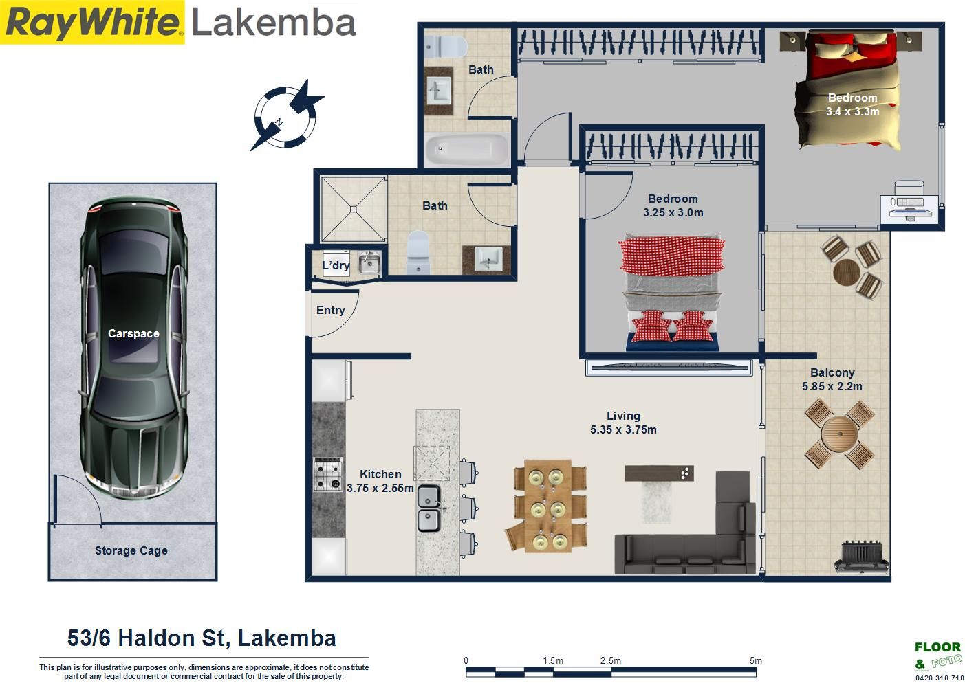 Floorplan of Homely apartment listing, 53/6 Haldon Street, Lakemba NSW 2195