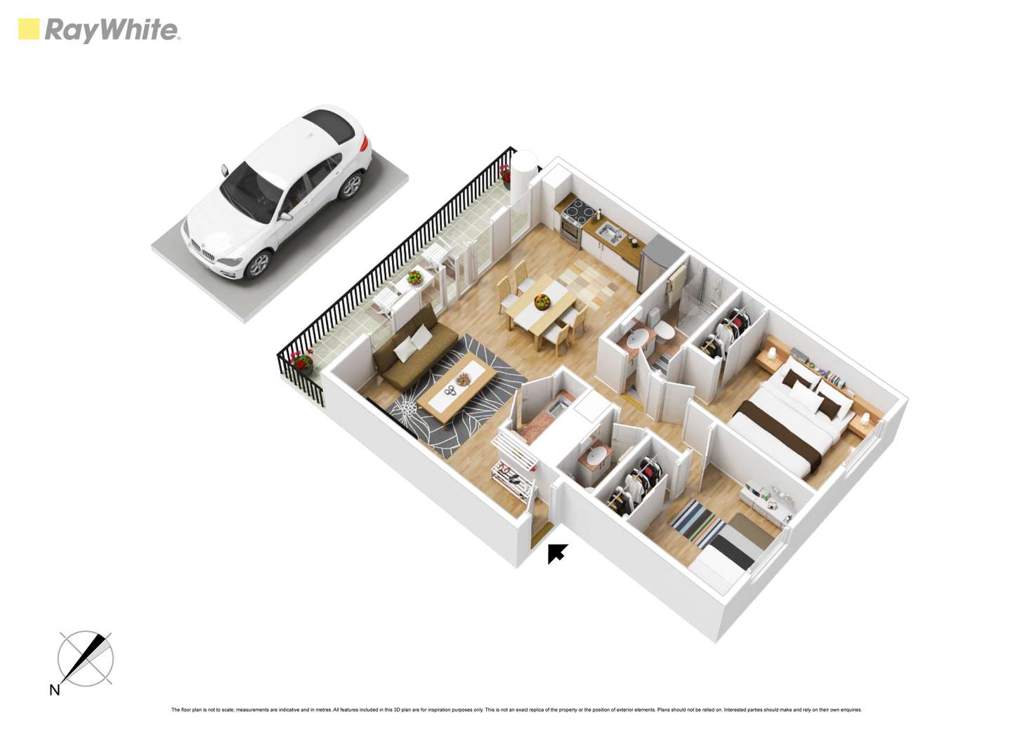 Floorplan of Homely apartment listing, 15/2 Thistle Grove, Highett VIC 3190