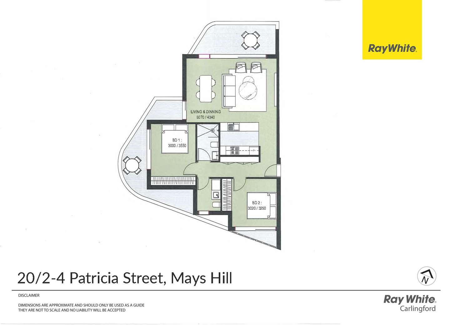 Floorplan of Homely apartment listing, 20/2 Patricia Street, Mays Hill NSW 2145