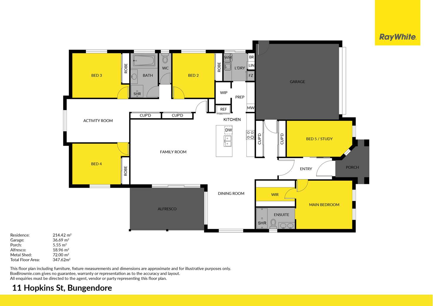 Floorplan of Homely house listing, 11 Hopkins Street, Bungendore NSW 2621