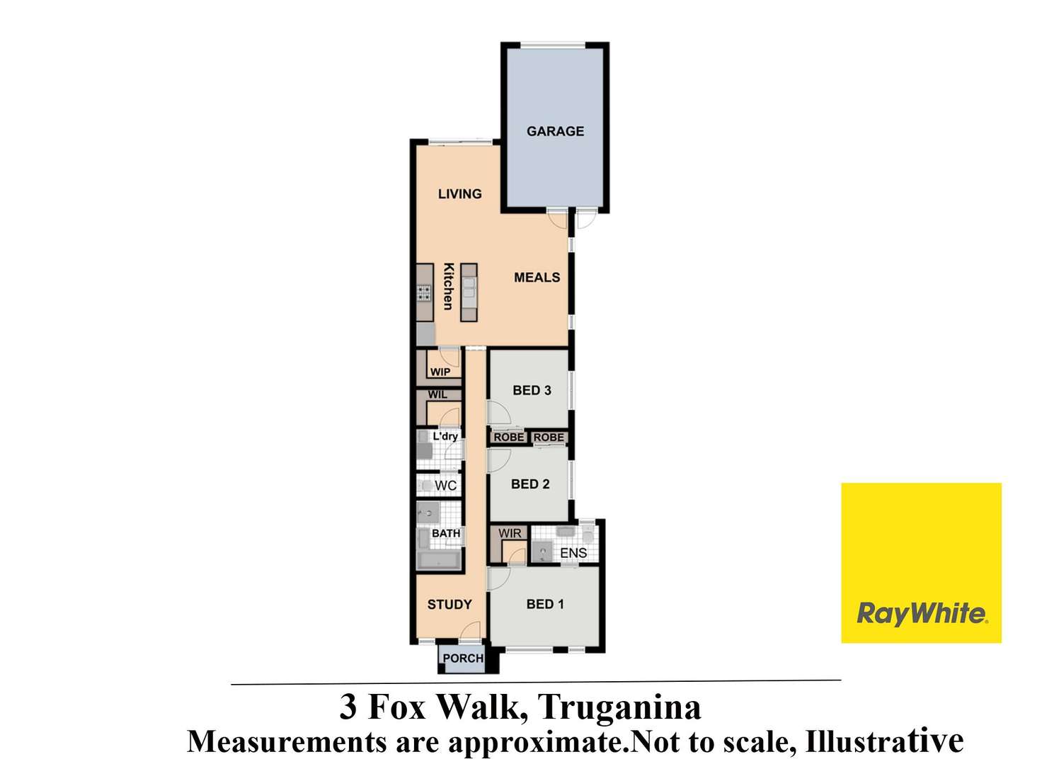 Floorplan of Homely house listing, 3 Fox Walk, Truganina VIC 3029