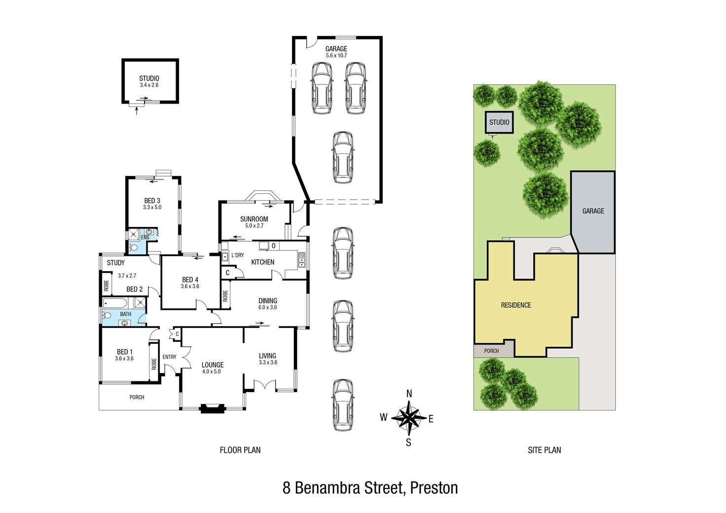 Floorplan of Homely house listing, 8 Benambra Street, Preston VIC 3072