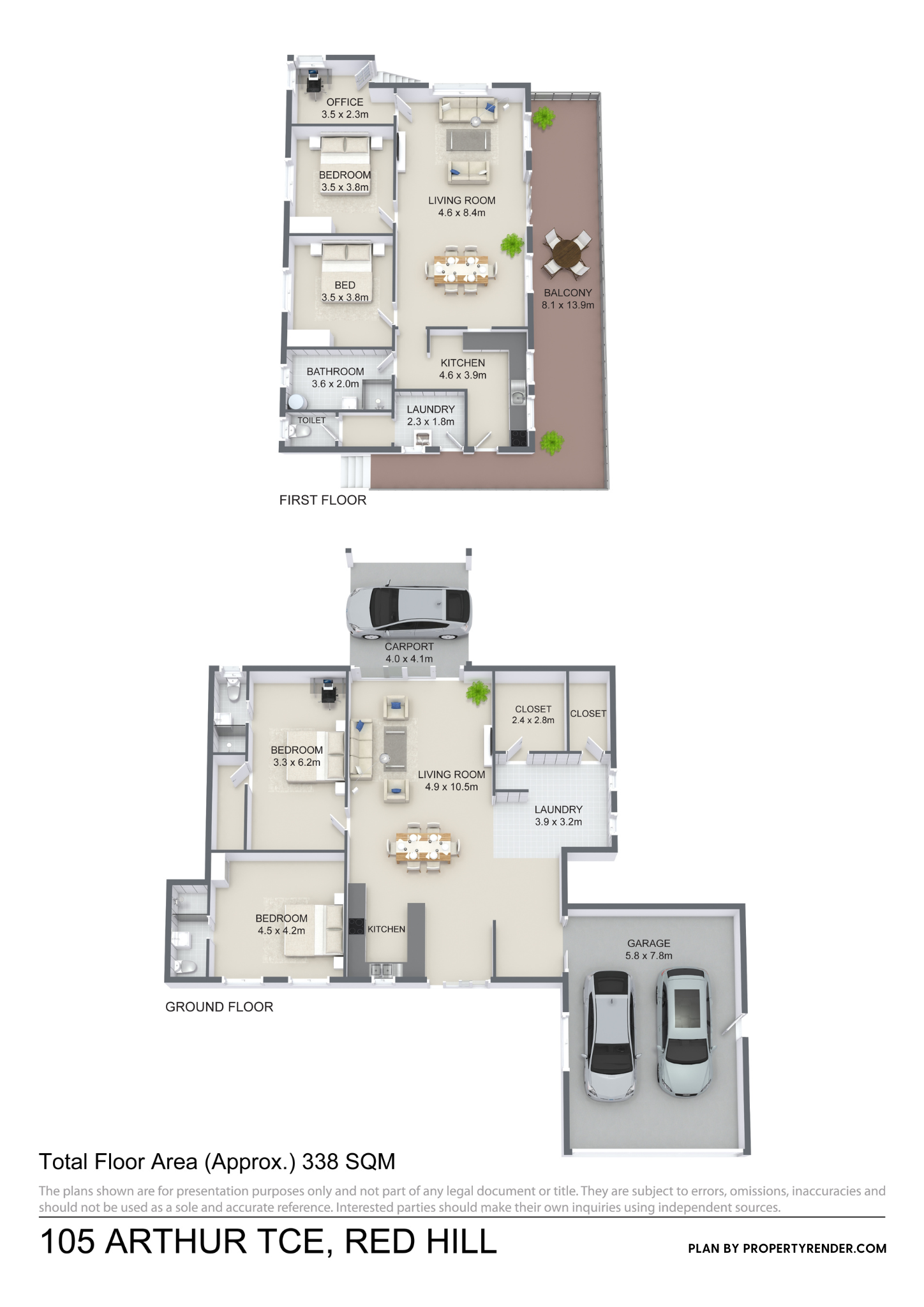 Floorplan of Homely house listing, 6 Kenwyn Road, Red Hill QLD 4059
