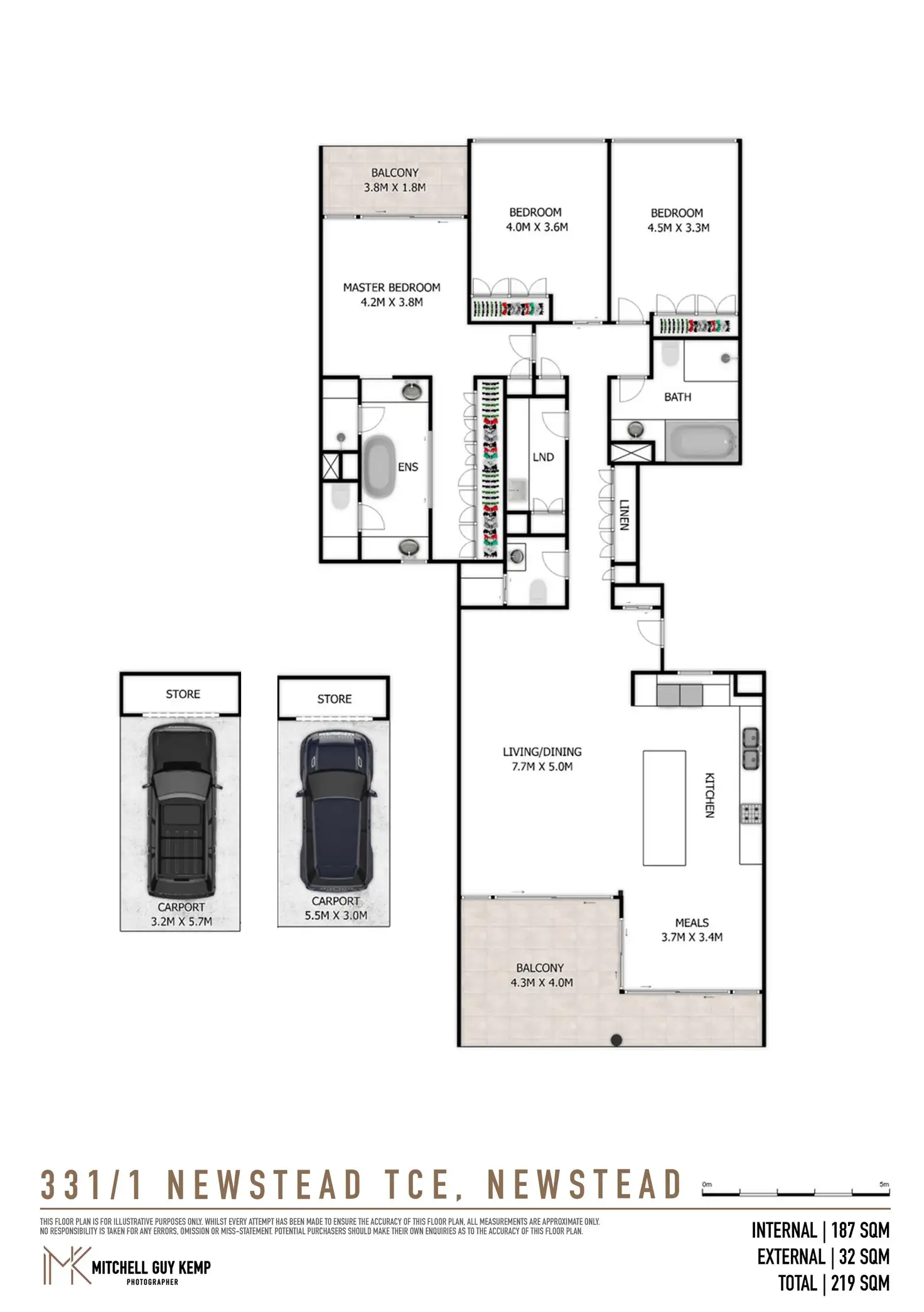 331/1 Newstead Terrace, Newstead QLD 4006 Apartment For Sale Homely
