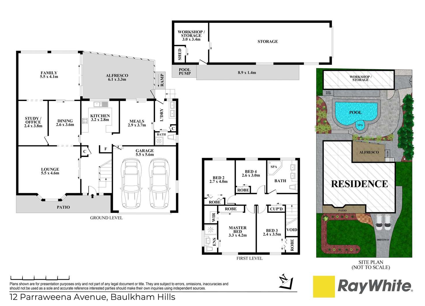 Floorplan of Homely house listing, 12 Parraweena Avenue, Baulkham Hills NSW 2153