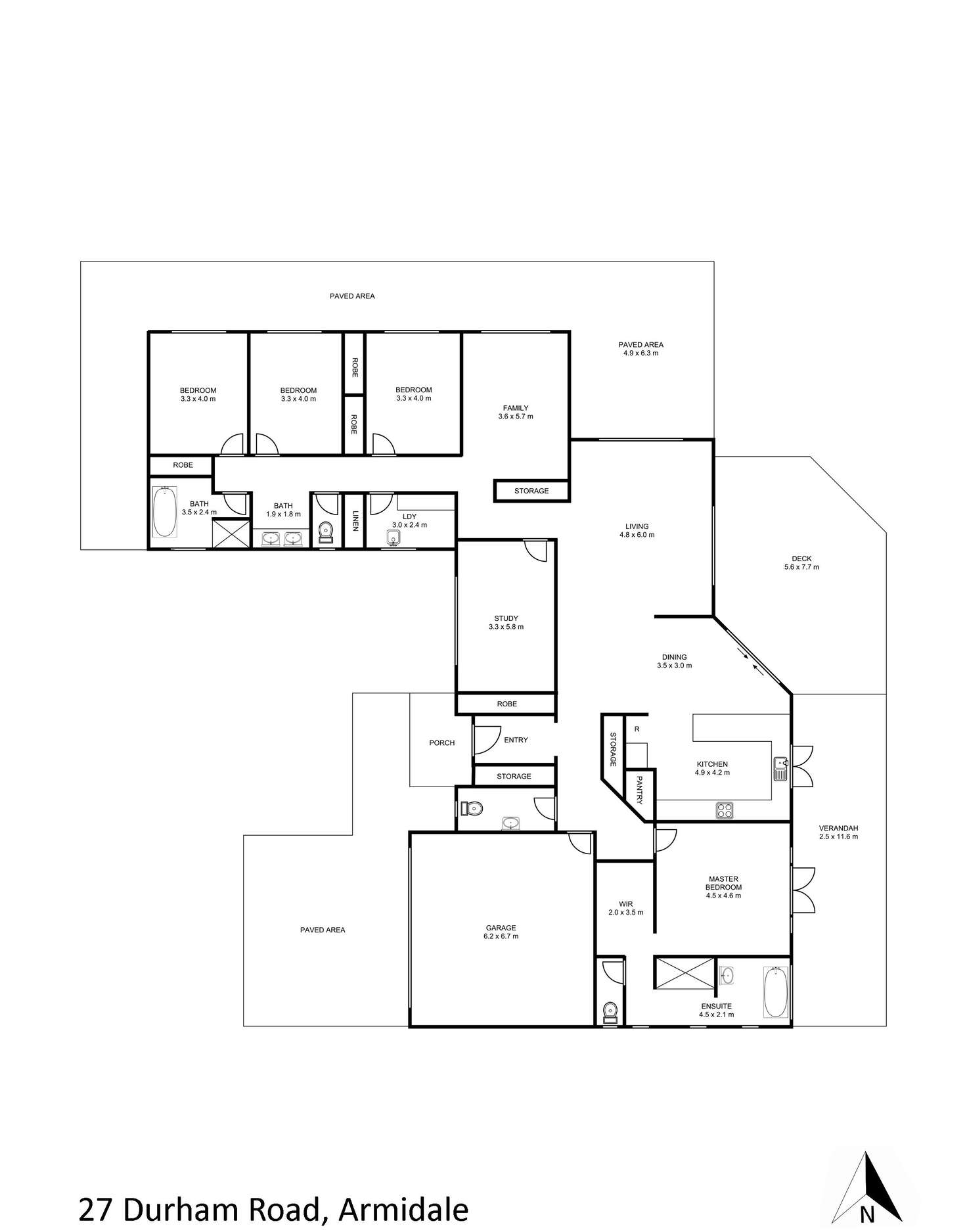 Floorplan of Homely house listing, 27 Durham Road, Armidale NSW 2350