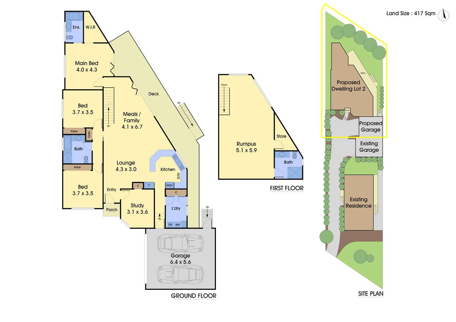 Floorplan of Homely residentialLand listing, LOT 2, 22 Sunnyside Crescent, Wattle Glen VIC 3096