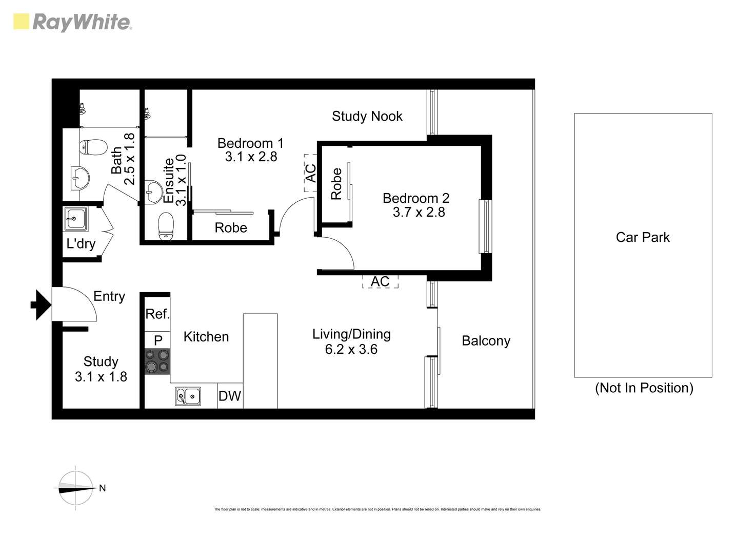 Floorplan of Homely apartment listing, 324/70 Batesford Road, Chadstone VIC 3148