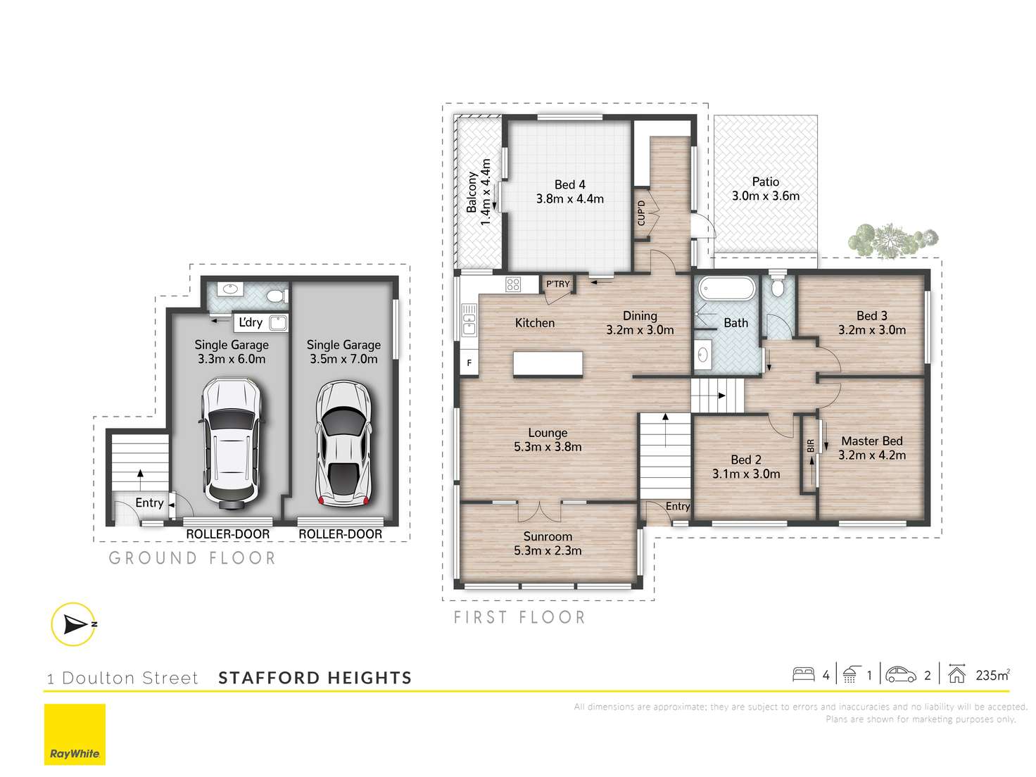 Floorplan of Homely house listing, 1 Doulton Street, Stafford Heights QLD 4053