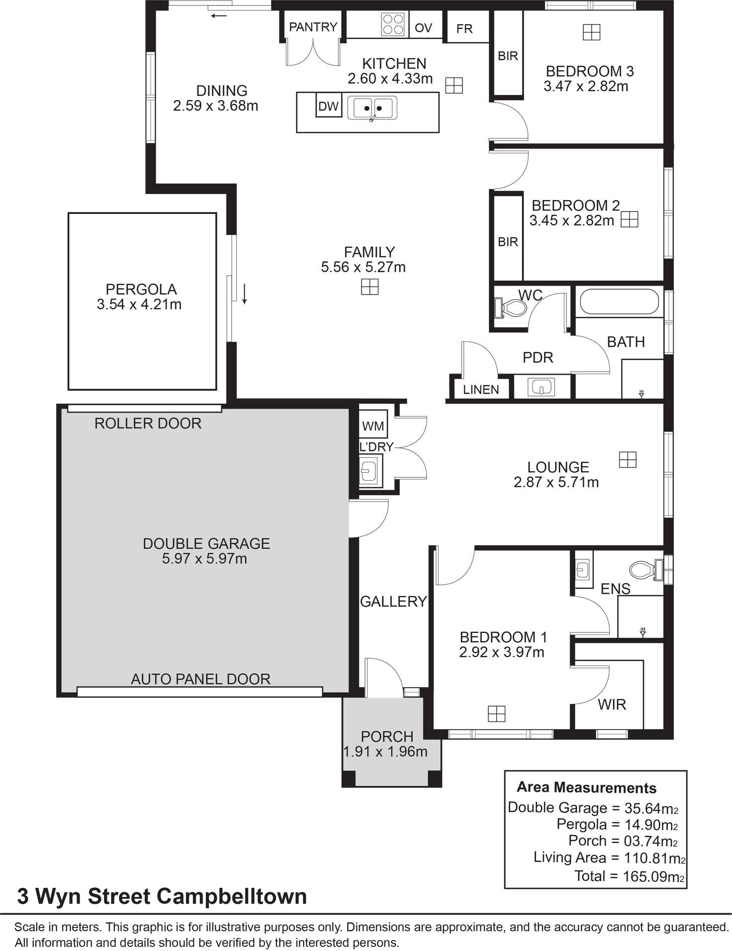 Floorplan of Homely house listing, 3 Wyn Street, Campbelltown SA 5074