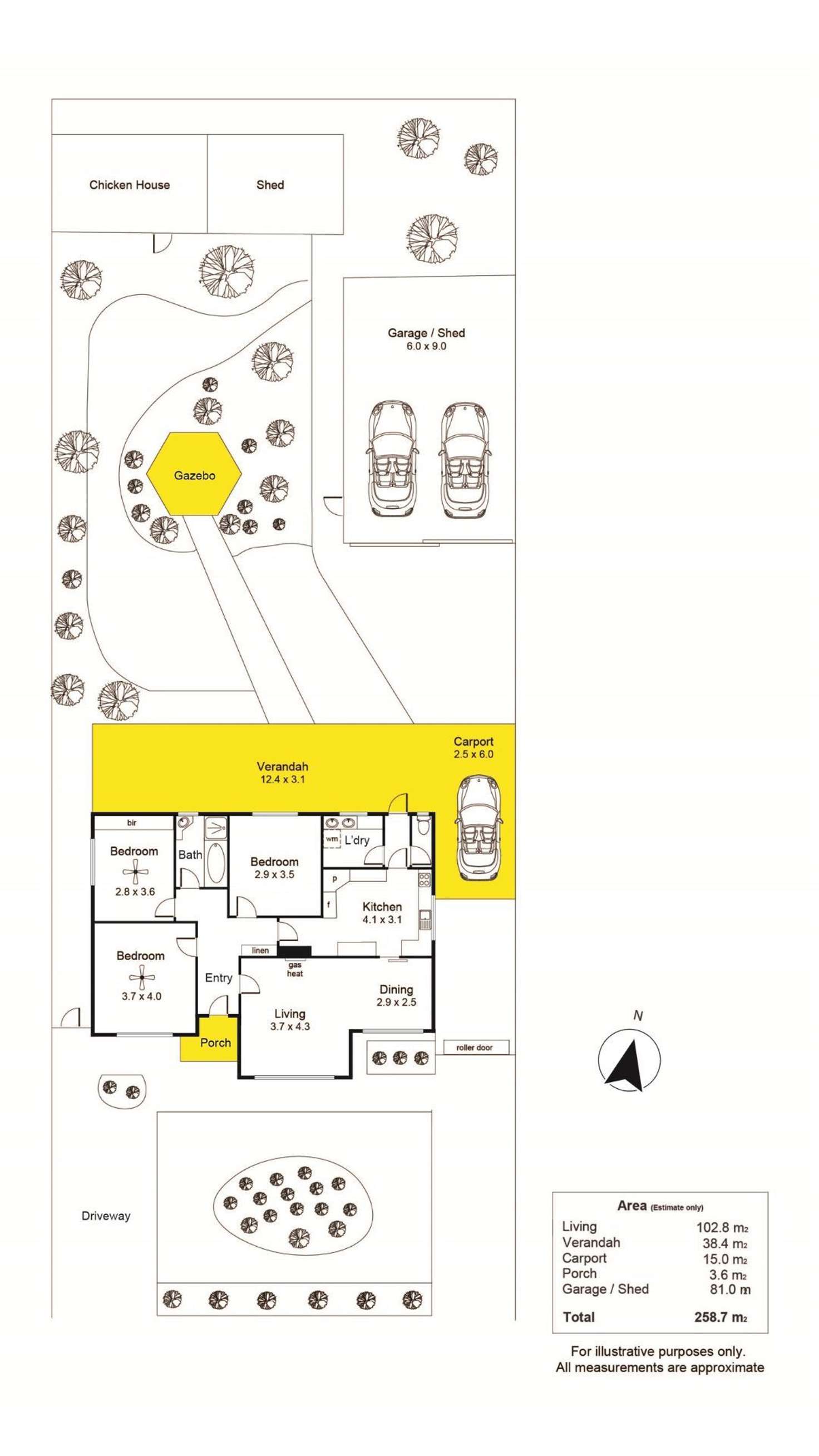 Floorplan of Homely house listing, 45 Flinders Street, Edwardstown SA 5039