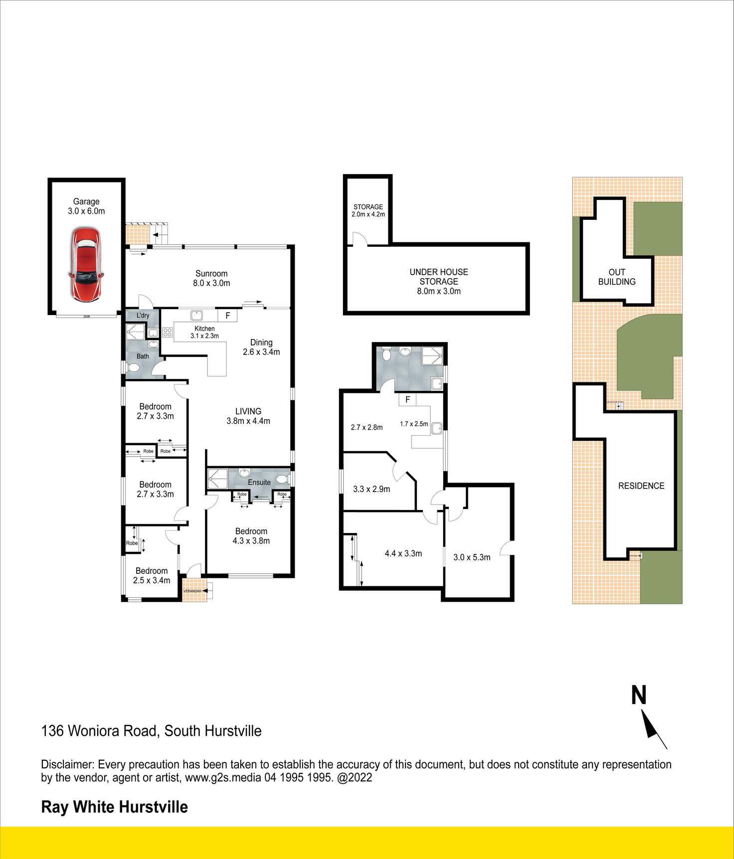 Floorplan of Homely house listing, 136 Woniora Road, South Hurstville NSW 2221