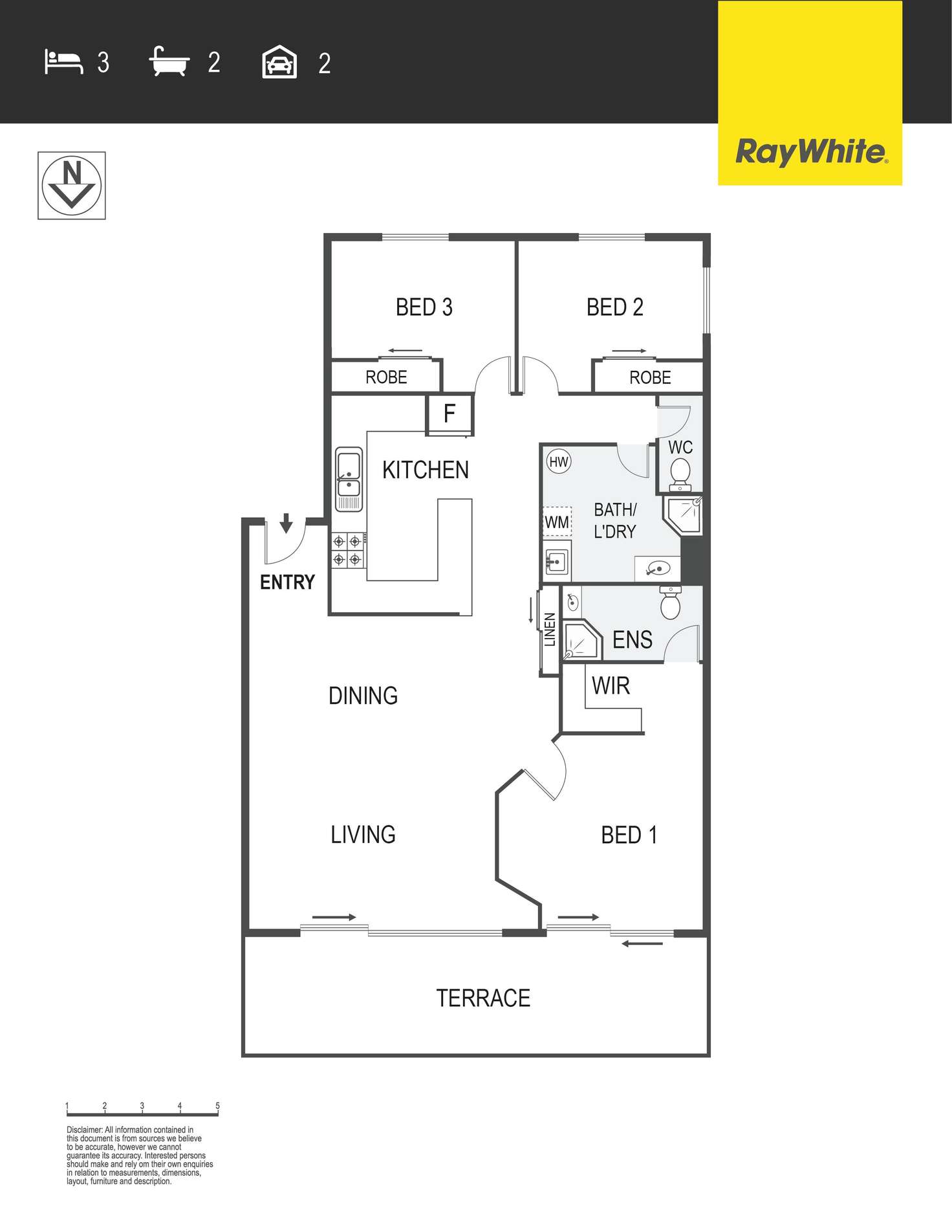 Floorplan of Homely apartment listing, 6/27 Leahy Close, Narrabundah ACT 2604
