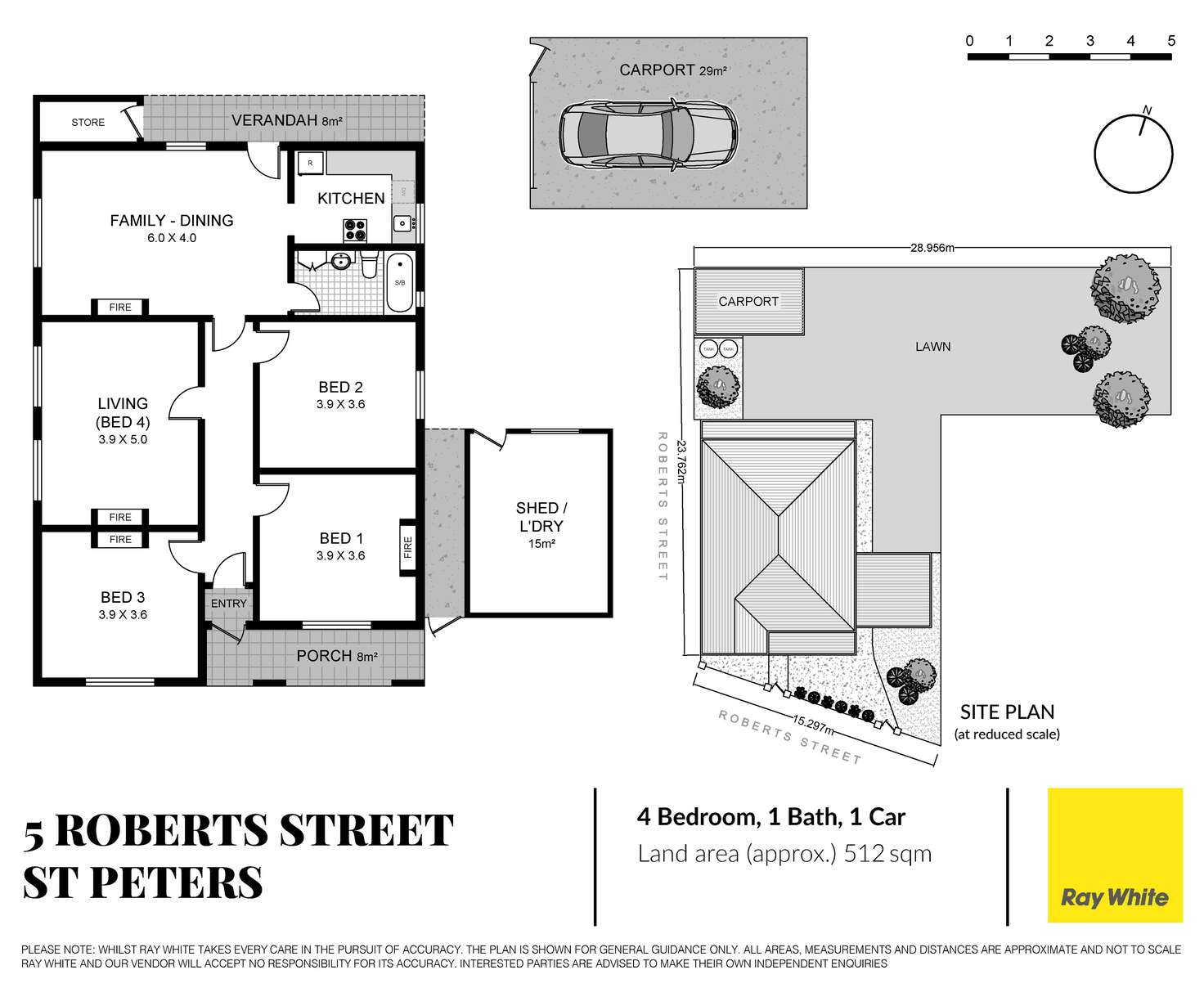 Floorplan of Homely house listing, 5 Roberts Street, St Peters NSW 2044