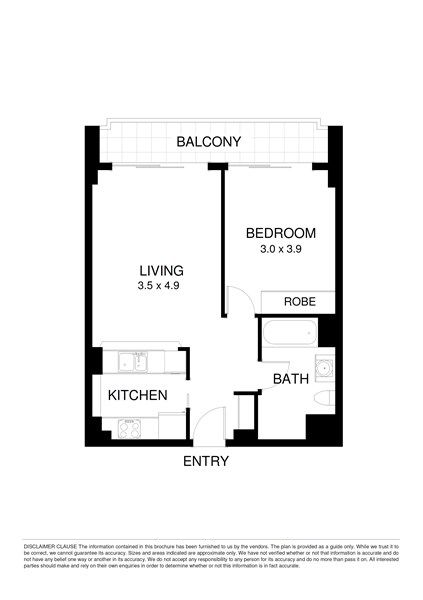 Floorplan of Homely apartment listing, 904/5-15 Orwell Street, Potts Point NSW 2011