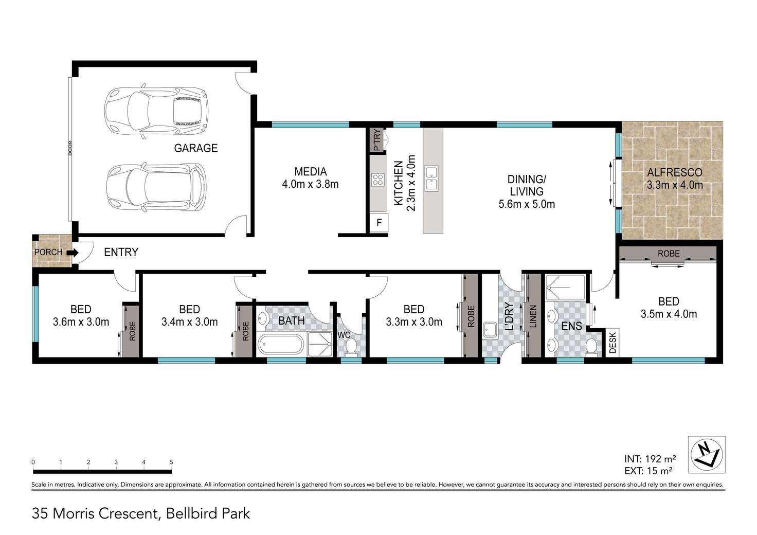 Floorplan of Homely house listing, 35 Morris Crescent, Bellbird Park QLD 4300
