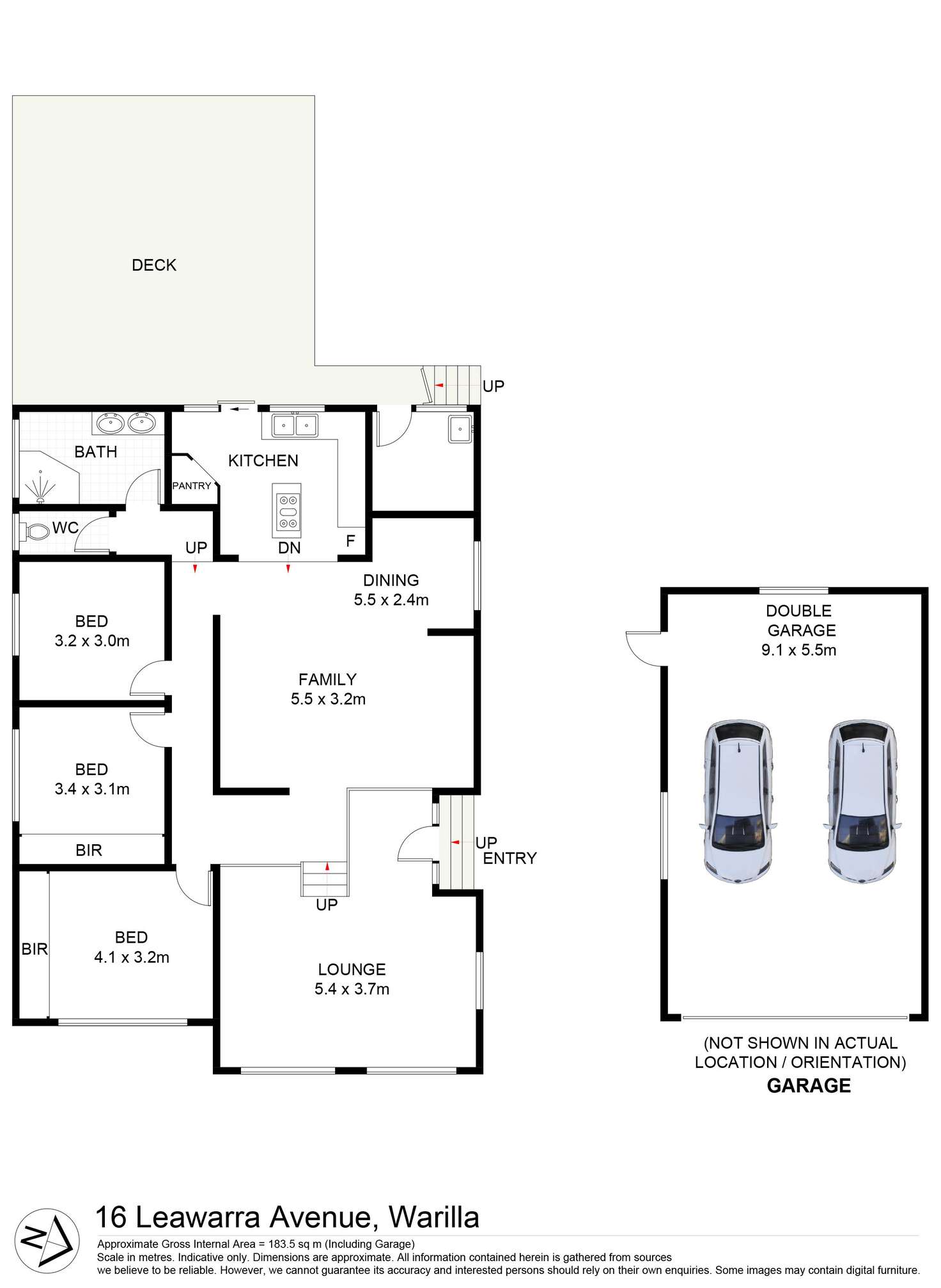 Floorplan of Homely house listing, 16 Leawarra Avenue, Warilla NSW 2528