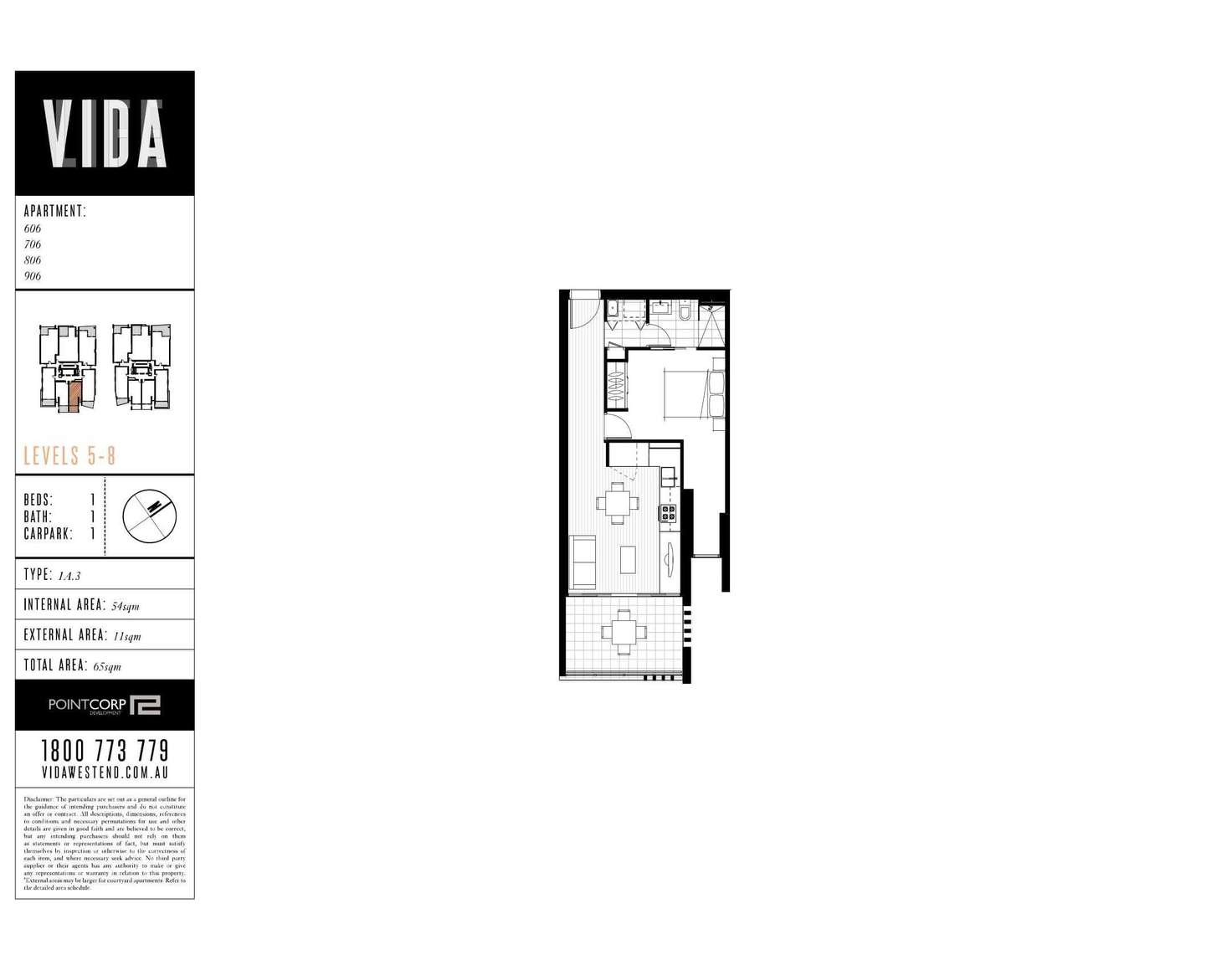 Floorplan of Homely apartment listing, 913/21 Buchanan Street, West End QLD 4101