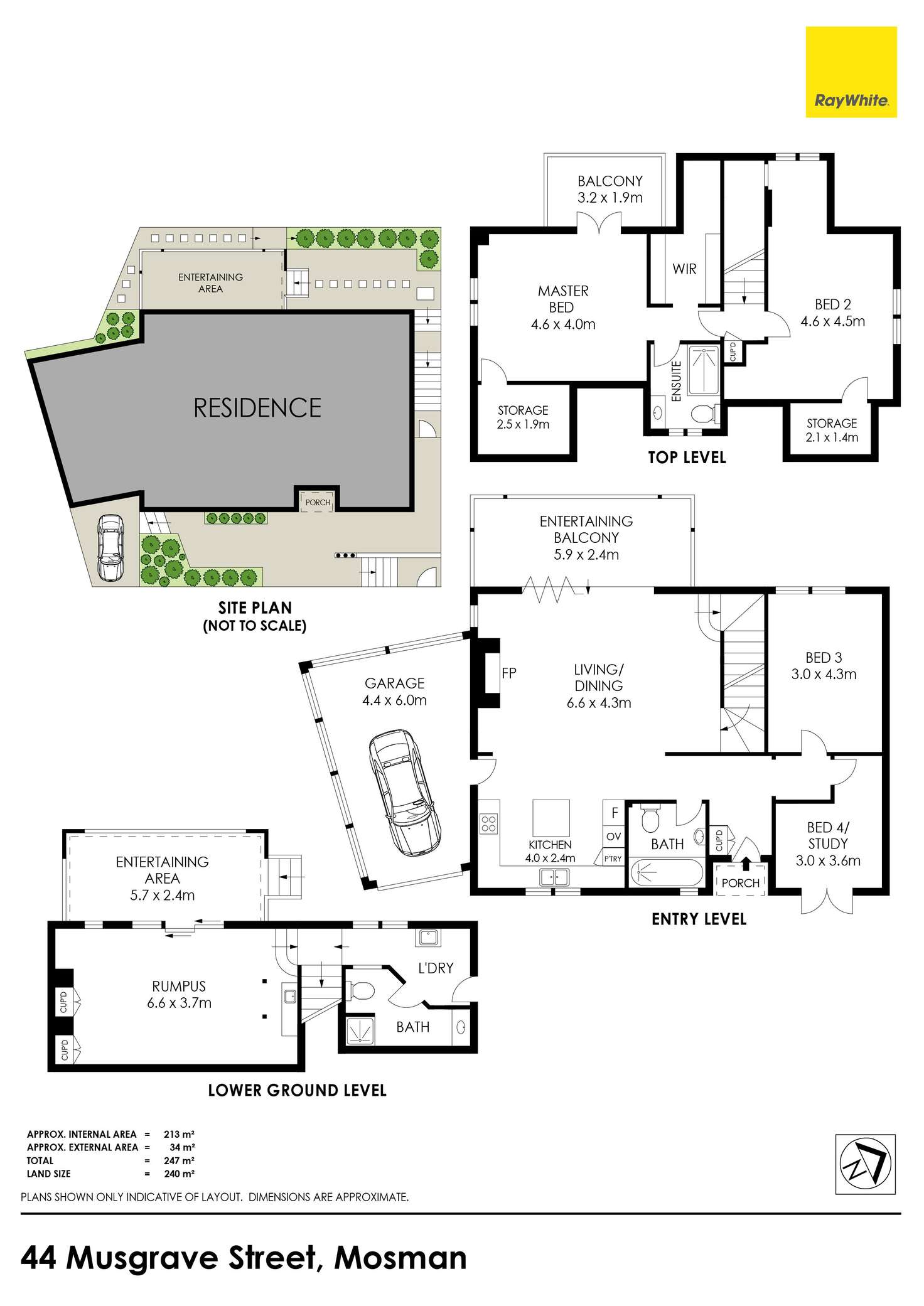 Floorplan of Homely house listing, 44 Musgrave Street, Mosman NSW 2088
