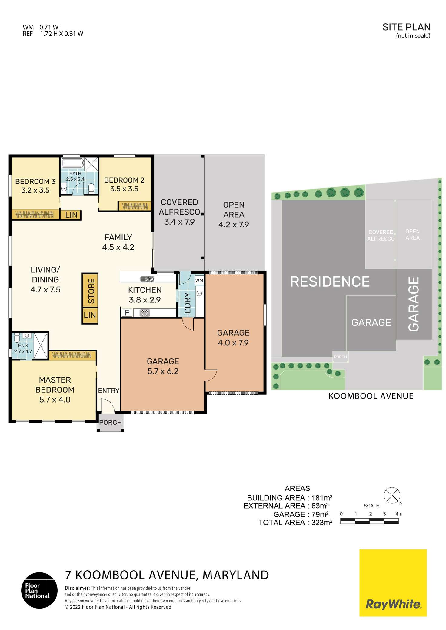 Floorplan of Homely house listing, 7 Koombool Avenue, Maryland NSW 2287