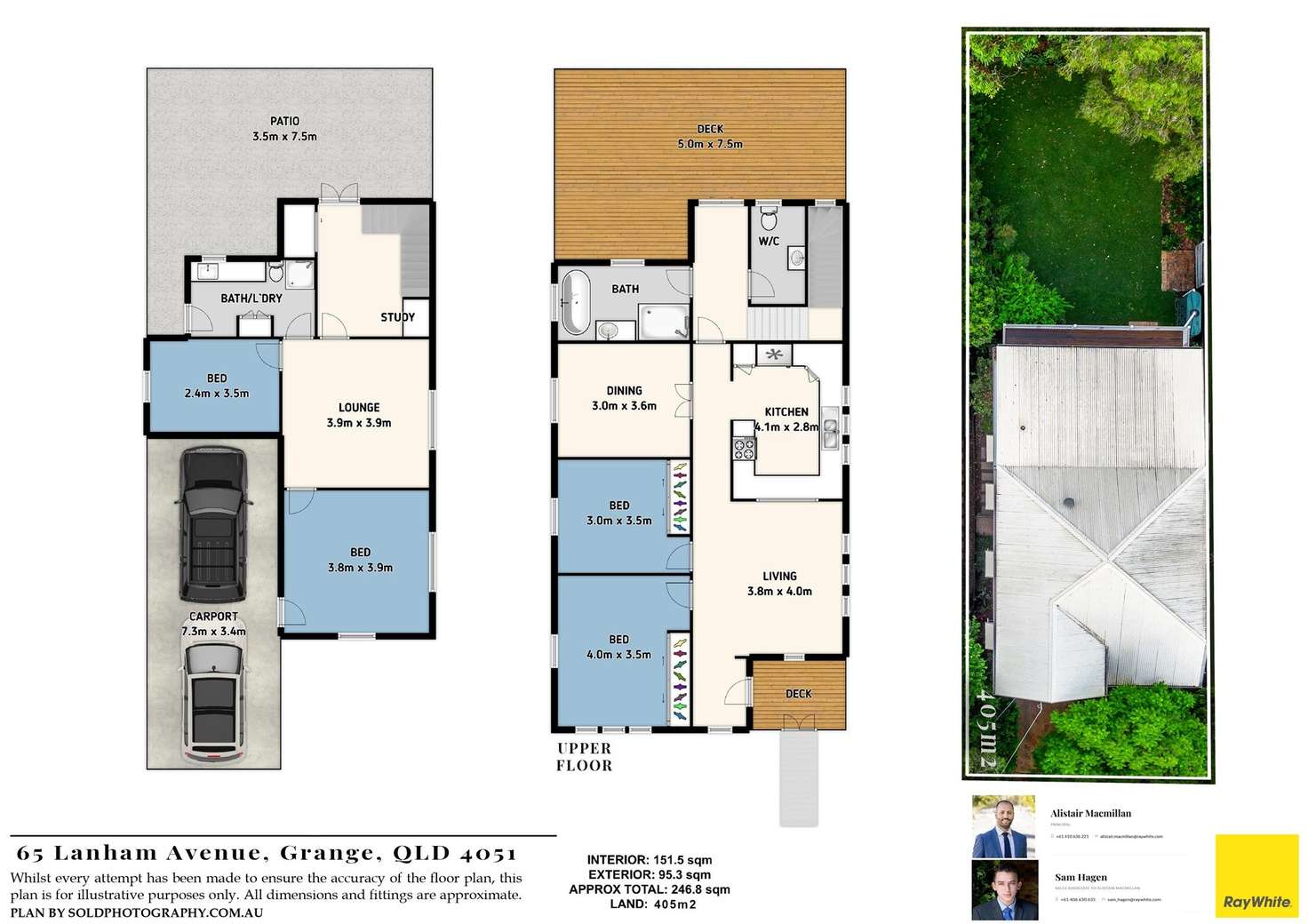 Floorplan of Homely house listing, 65 Lanham Avenue, Grange QLD 4051