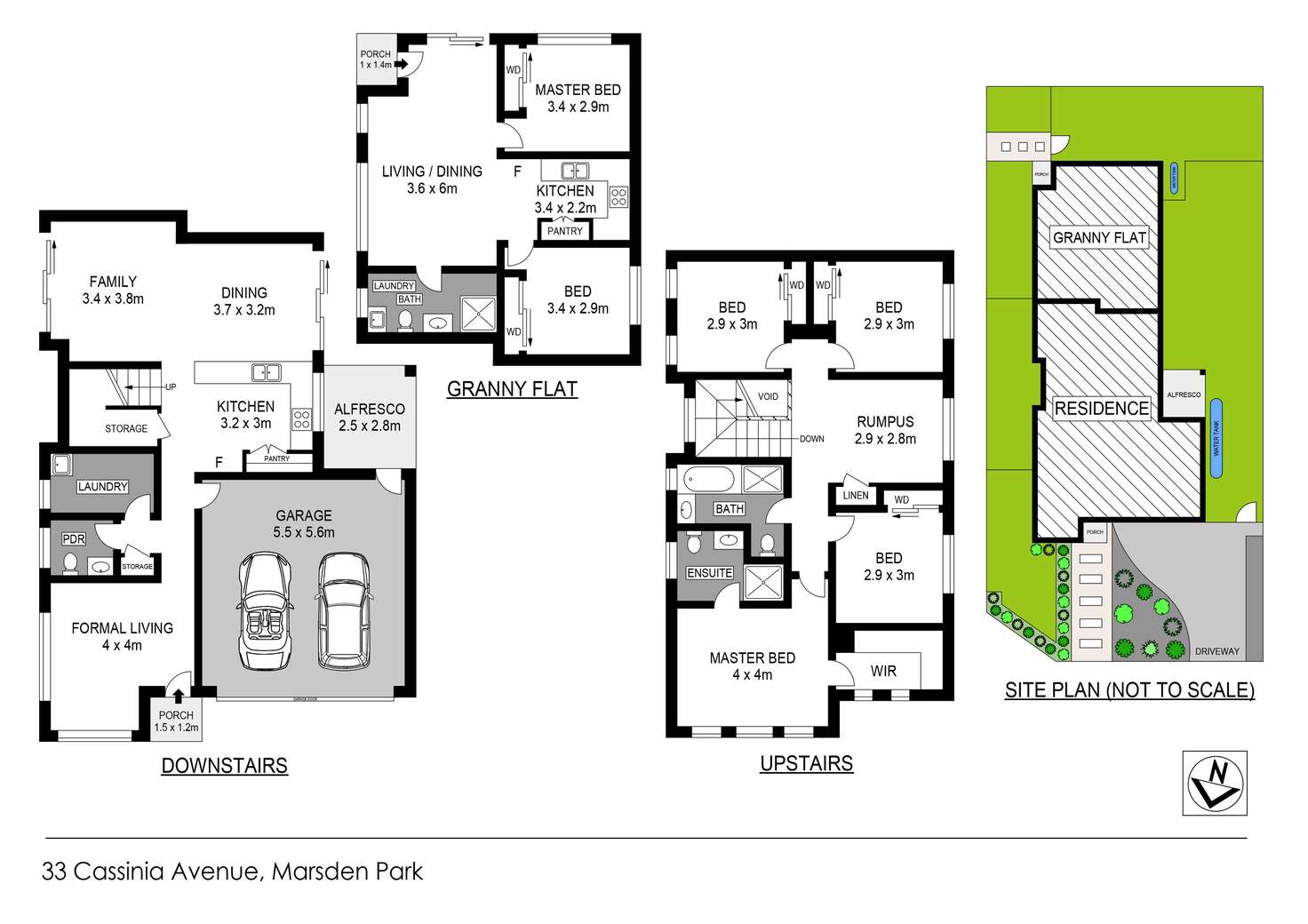 Floorplan of Homely house listing, 33 Cassinia Avenue, Marsden Park NSW 2765