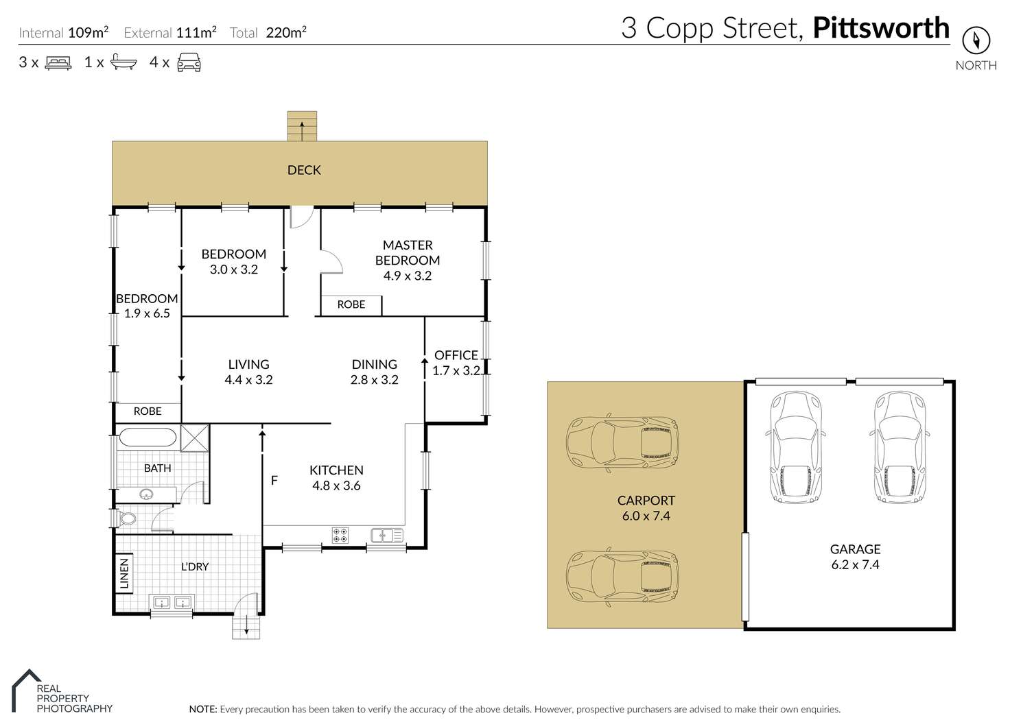 Floorplan of Homely house listing, 3 Copp Street, Pittsworth QLD 4356