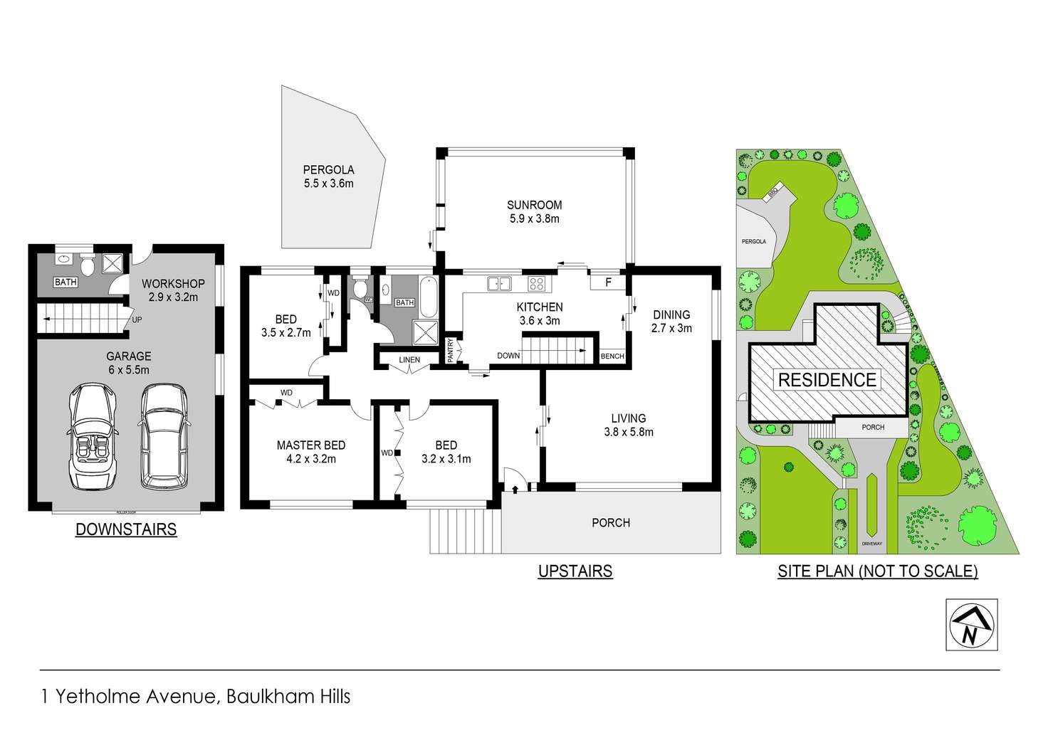 Floorplan of Homely house listing, 1 Yetholme Avenue, Baulkham Hills NSW 2153