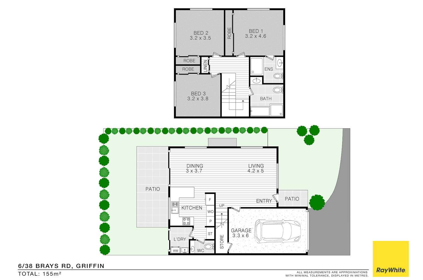 Floorplan of Homely townhouse listing, 6/38 Brays Road, Murrumba Downs QLD 4503