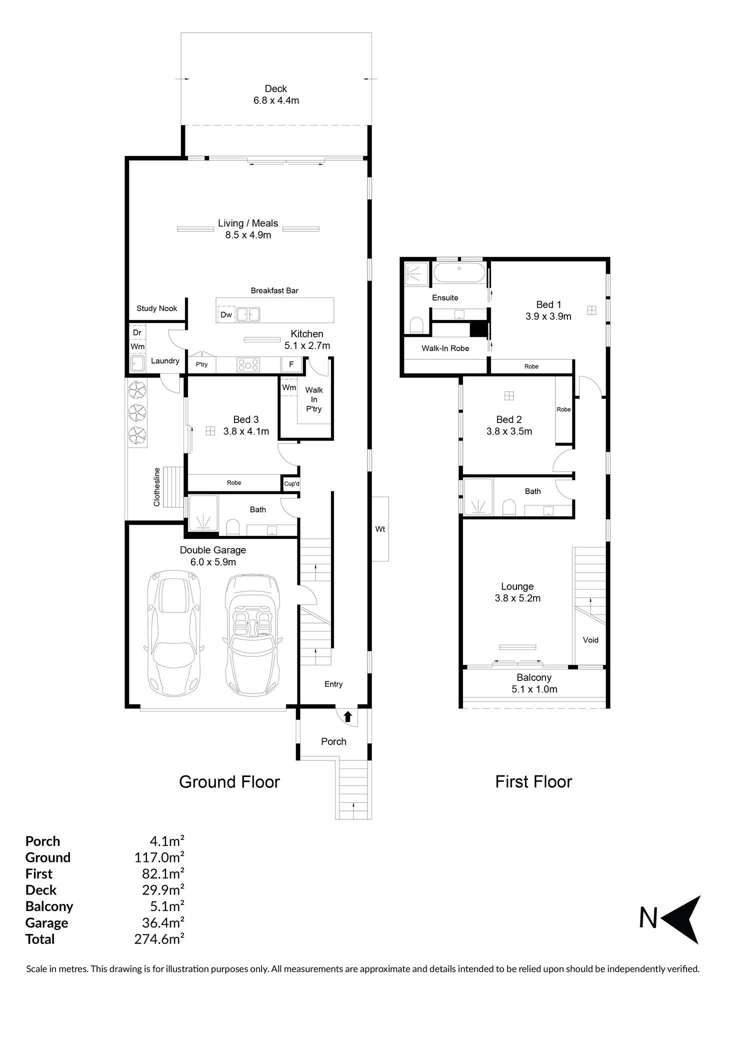 Floorplan of Homely house listing, 288A Seaview Road, Henley Beach SA 5022