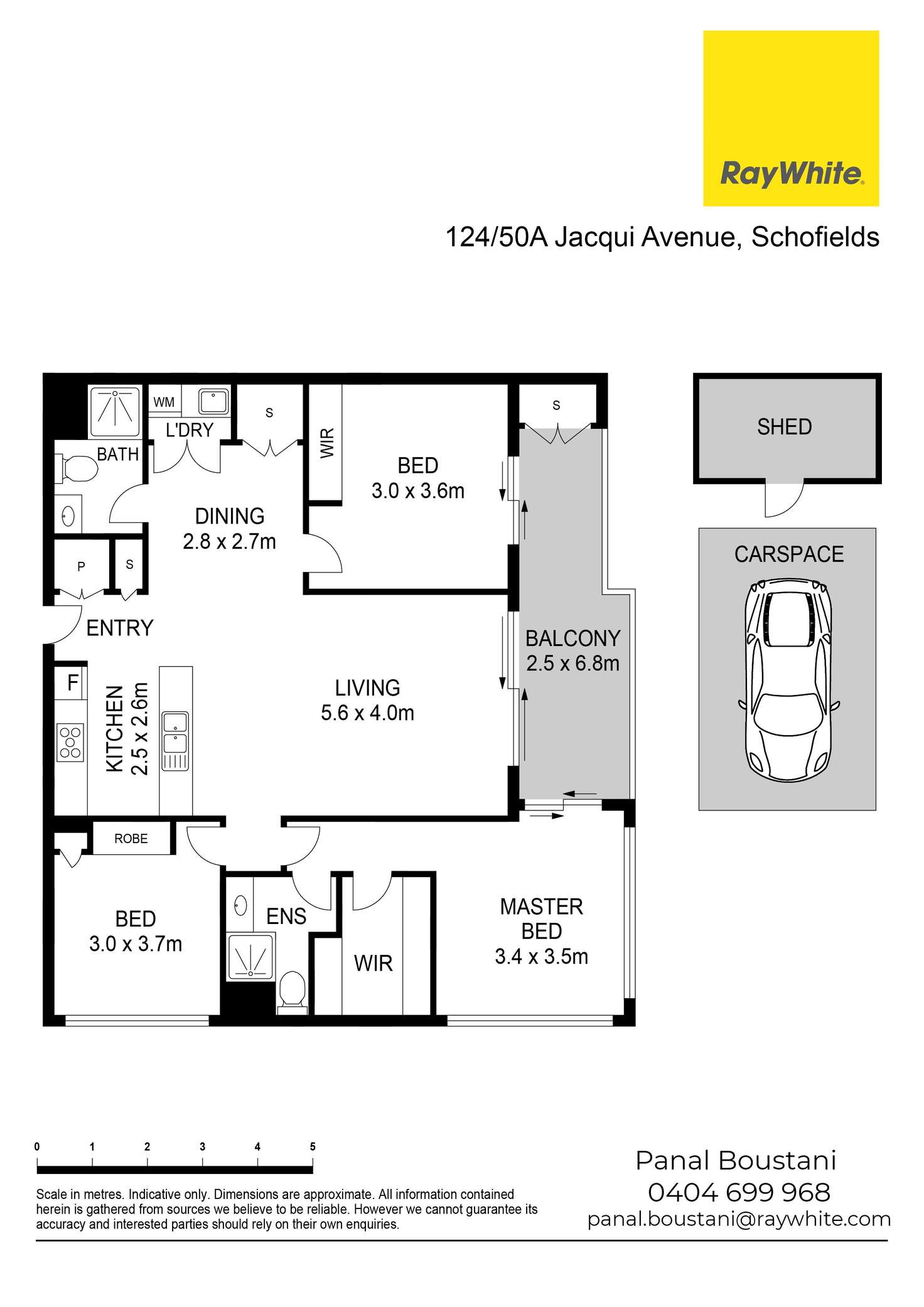 Floorplan of Homely apartment listing, 124/50A Jacqui Avenue, Schofields NSW 2762