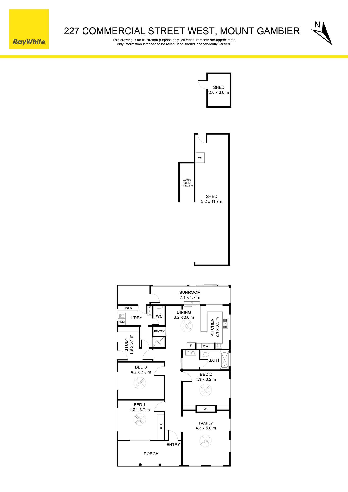 Floorplan of Homely house listing, 227 Commercial Street West, Mount Gambier SA 5290