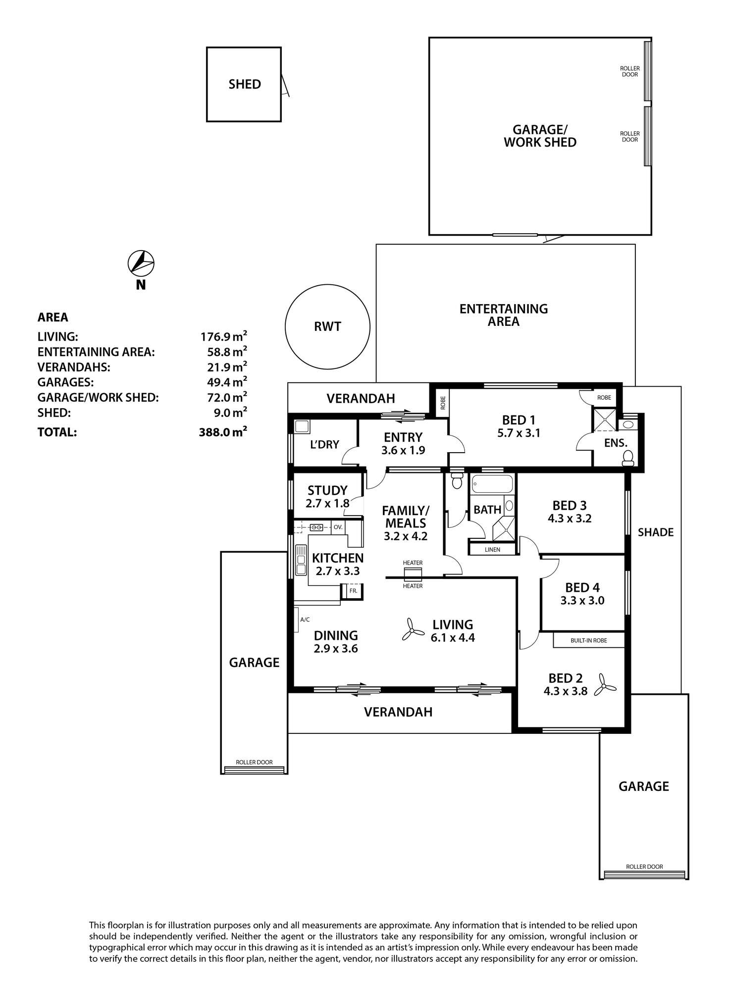 Floorplan of Homely house listing, 41 Murray Drive, Murray Bridge SA 5253