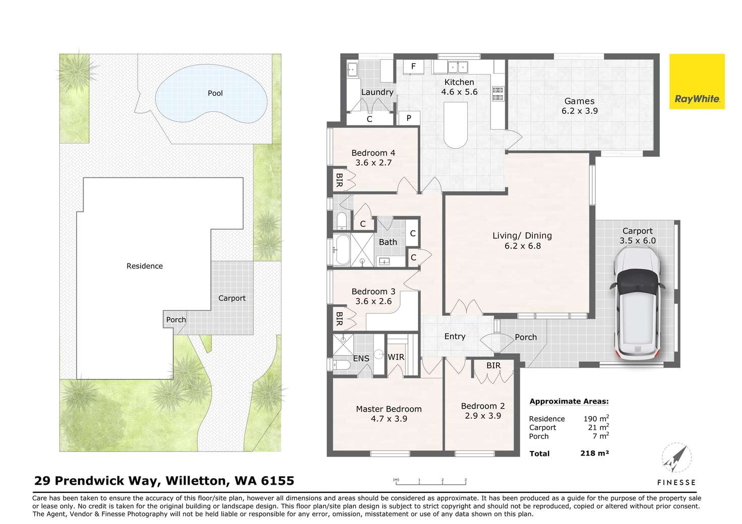 Floorplan of Homely house listing, 29 Prendwick Way, Willetton WA 6155
