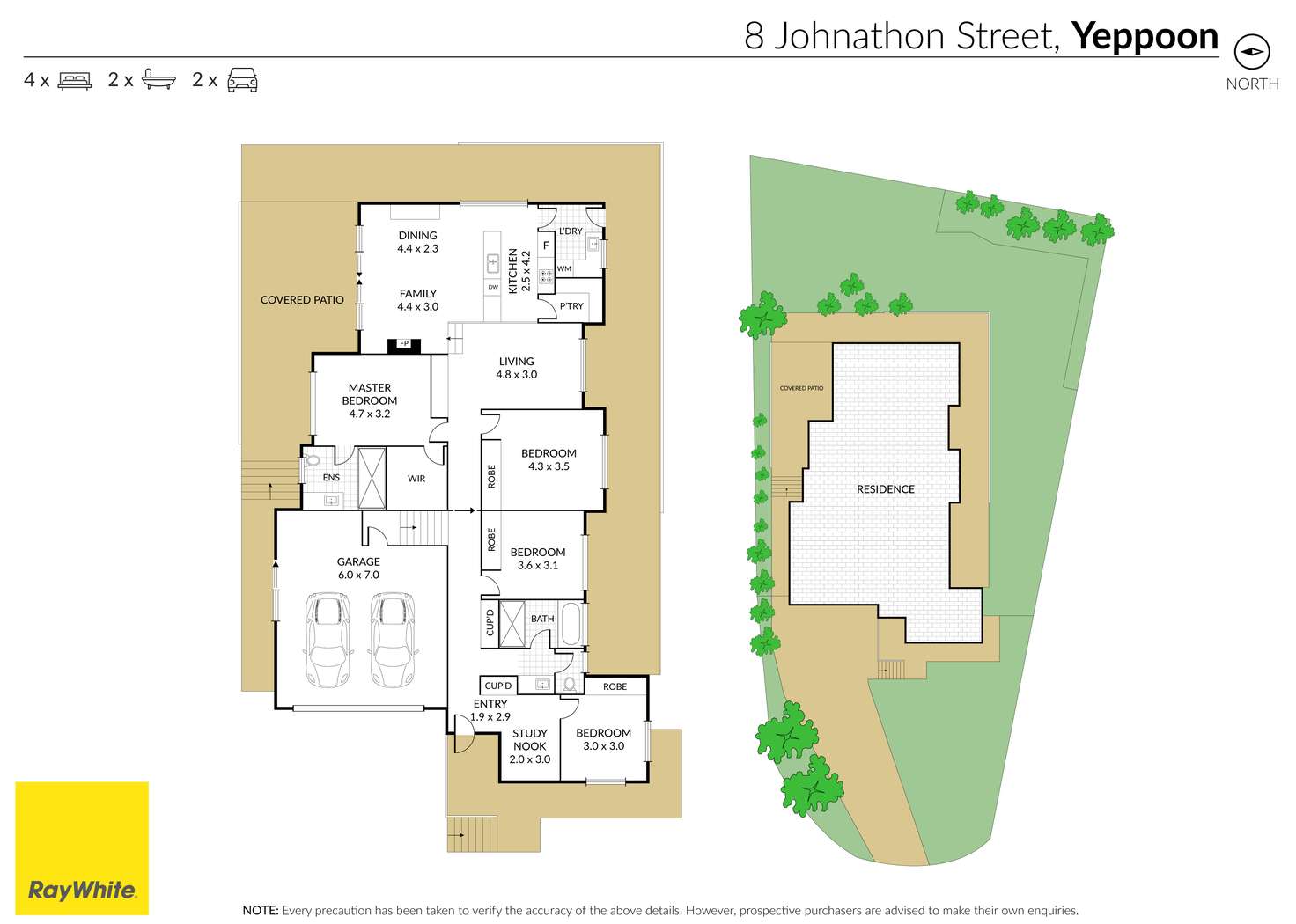 Floorplan of Homely house listing, 8 Johnathon Street, Yeppoon QLD 4703