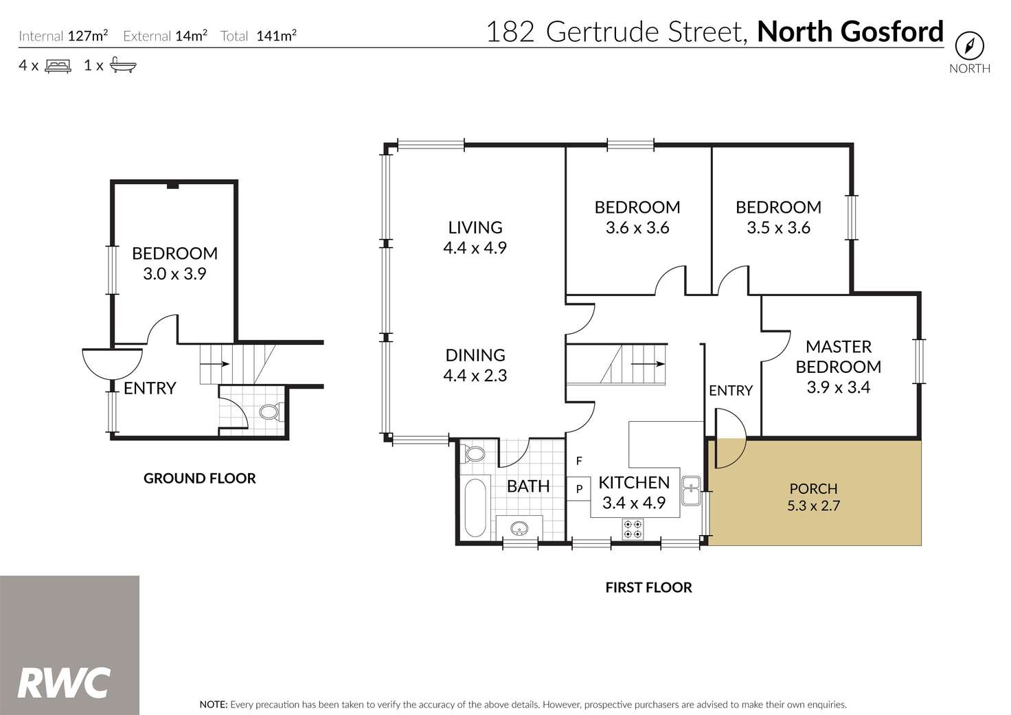 Floorplan of Homely house listing, 182 Gertrude Street, North Gosford NSW 2250