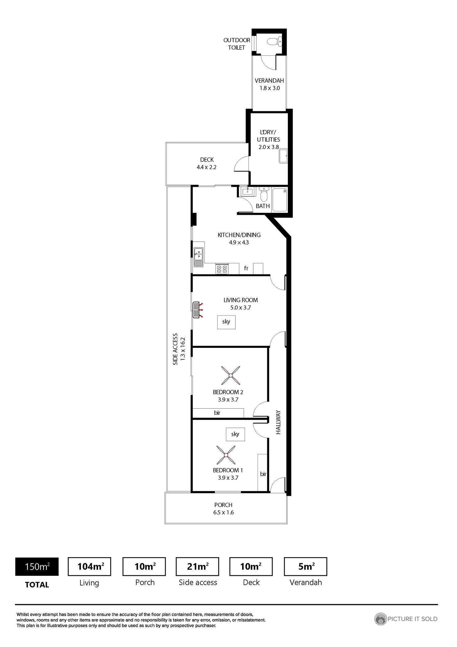 Floorplan of Homely house listing, 22 Hallett Street, Adelaide SA 5000