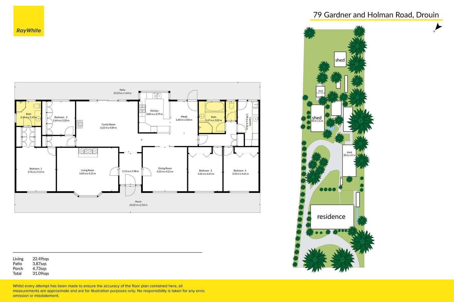 Floorplan of Homely house listing, 79 Gardner and Holman Road, Drouin VIC 3818
