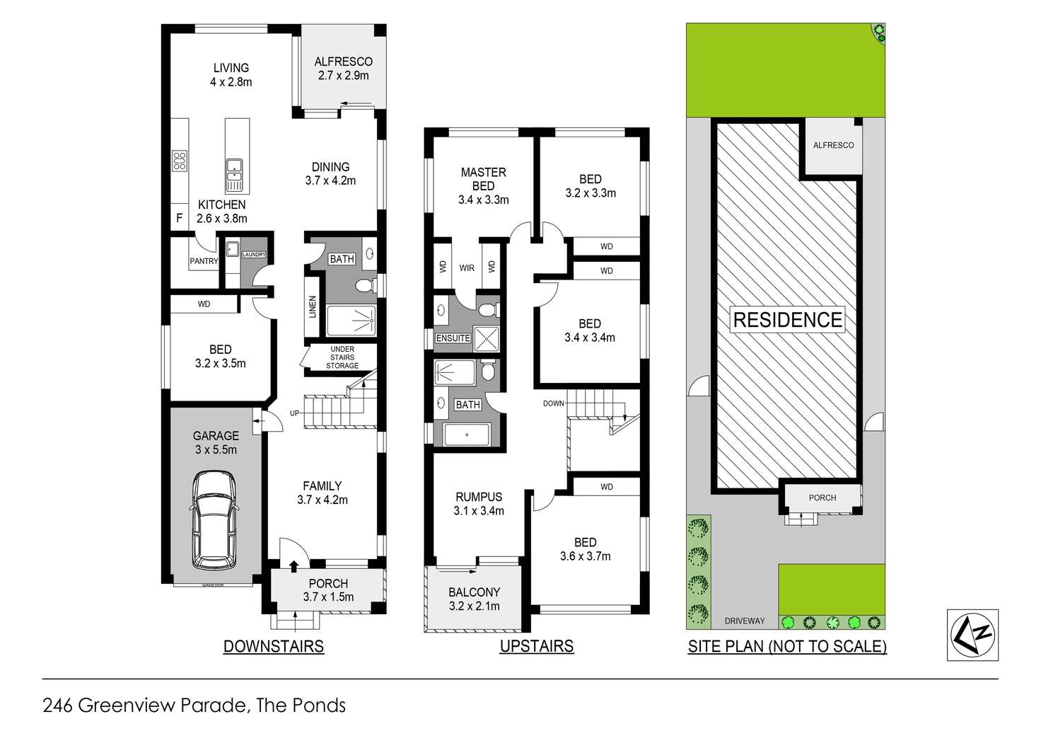 Floorplan of Homely house listing, 246 Greenview Parade, The Ponds NSW 2769
