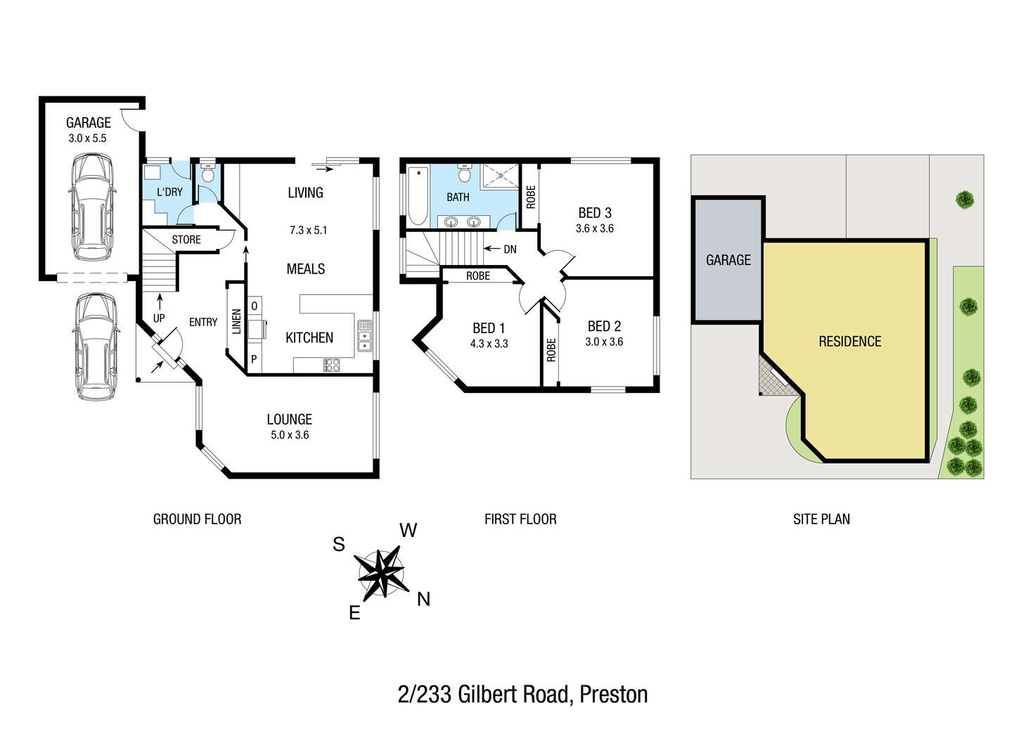 Floorplan of Homely house listing, 2/233 Gilbert Road, Preston VIC 3072