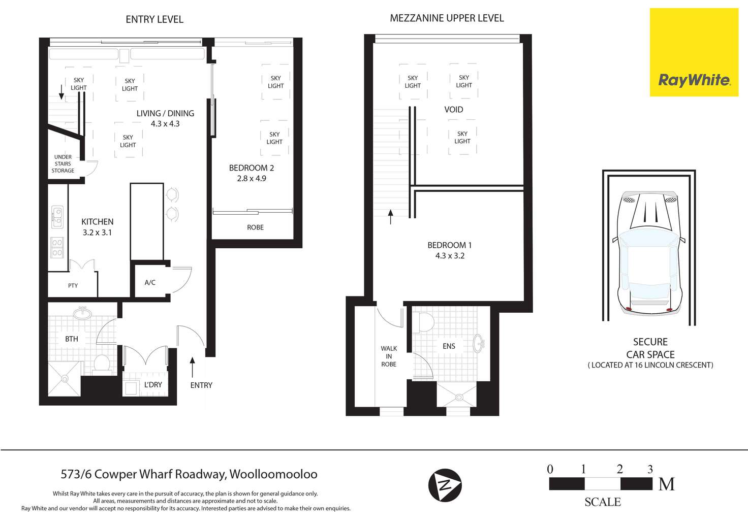 Floorplan of Homely apartment listing, 573/6C Cowper Wharf Roadway, Woolloomooloo NSW 2011