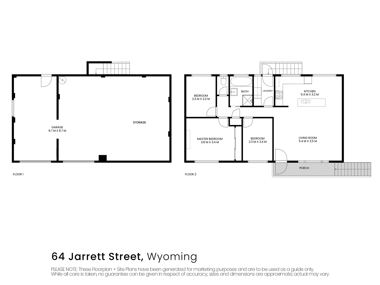 Floorplan of Homely house listing, 64 Jarret Street, Wyoming NSW 2250
