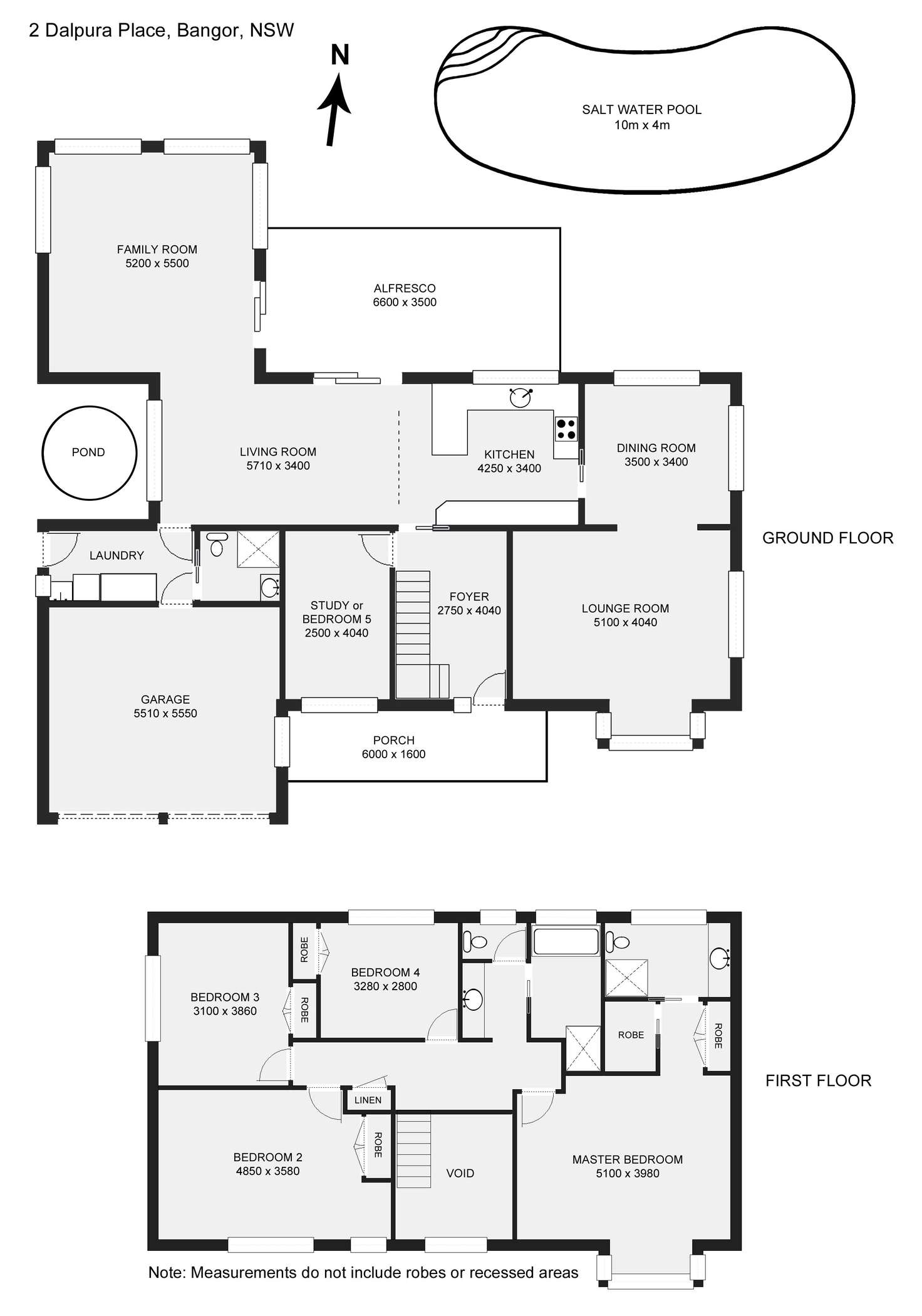 Floorplan of Homely house listing, 2 Dalpura Place, Bangor NSW 2234